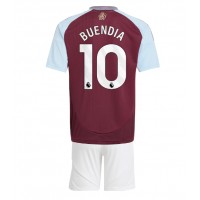 Aston Villa Emiliano Buendia #10 Replika babykläder Hemmaställ Barn 2024-25 Kortärmad (+ korta byxor)